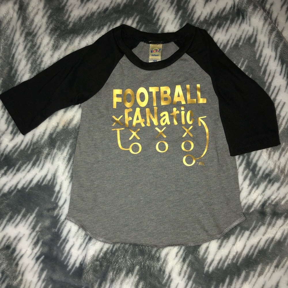 Small shop football tee